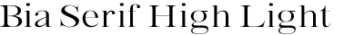 Bia Serif High Light Extended